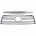 Coast To Coast IWCGI31 Overlay Horizontal Bar Mesh Style 1 Piece Emblem Cutout Chrome ABS - Truck Part Superstore
