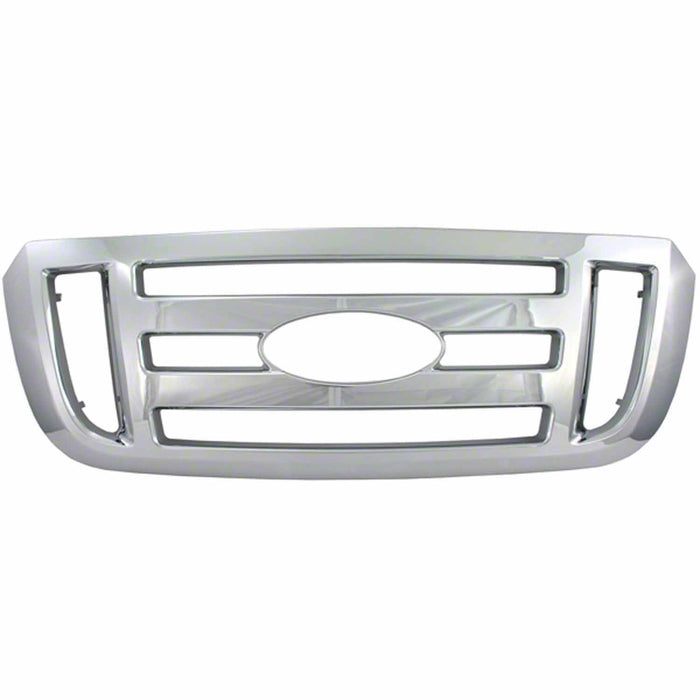 Coast To Coast IWCGI37 Overlay Bar Style 1 Piece With Emblem Cutout Chrome Plated ABS Plastic - Truck Part Superstore