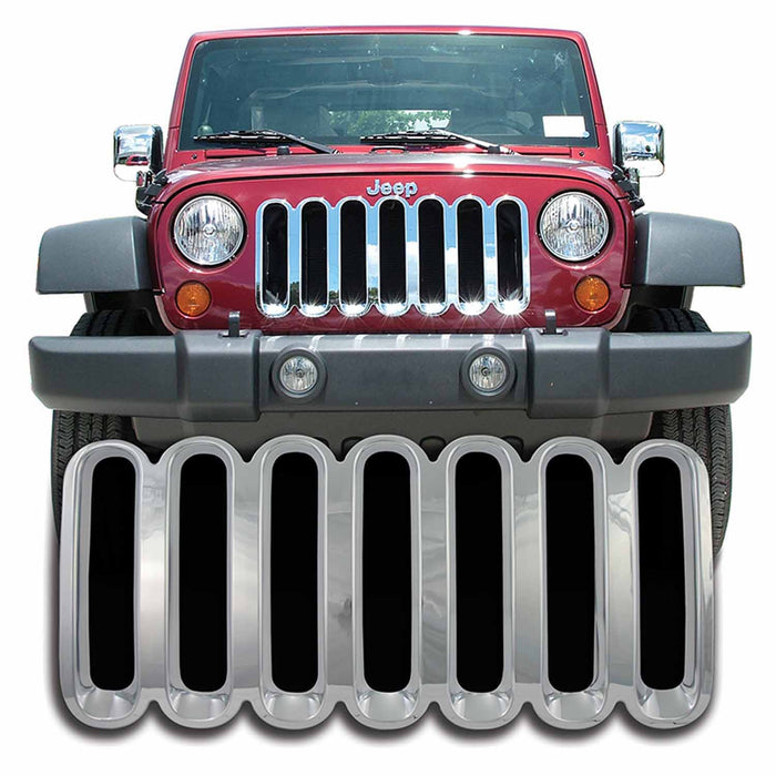 Coast To Coast IWCGI39 Overlay Horizontal Bar Style 1 Piece Chrome Plated ABS Plastic - Truck Part Superstore