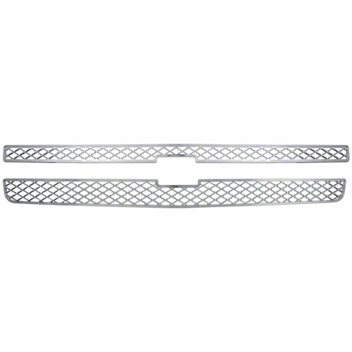 Coast To Coast IWCGI40 Overlay Mesh Style 2 Piece With Emblem Cutout Chrome Plated ABS Plastic - Truck Part Superstore
