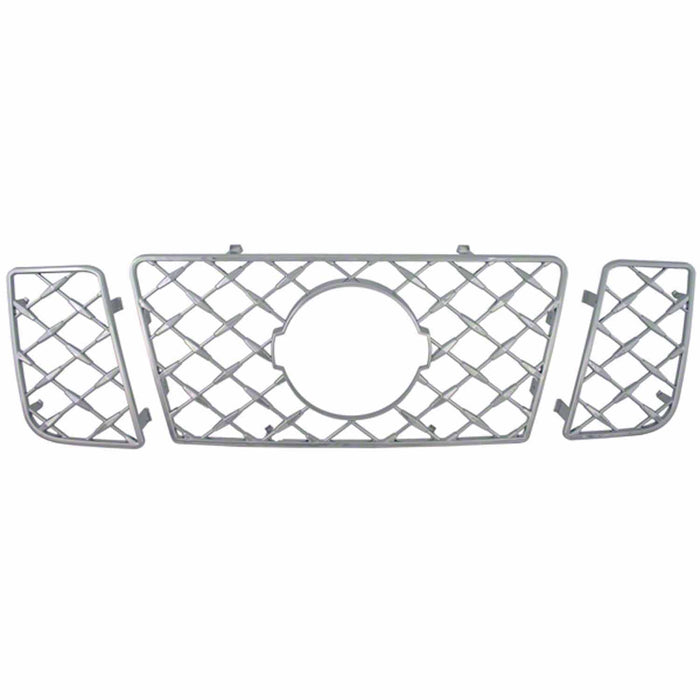 Coast To Coast IWCGI52 Overlay Mesh Style 3 Piece With Emblem Cutout Chrome Plated ABS Plastic - Truck Part Superstore