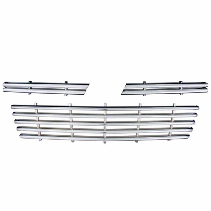 Coast To Coast IWCGI80 Overlay Horizontal Bar Style 2 Piece Bumper Grille Insert Chrome ABS - Truck Part Superstore