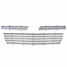 Coast To Coast IWCGI80 Overlay Horizontal Bar Style 2 Piece Bumper Grille Insert Chrome ABS - Truck Part Superstore