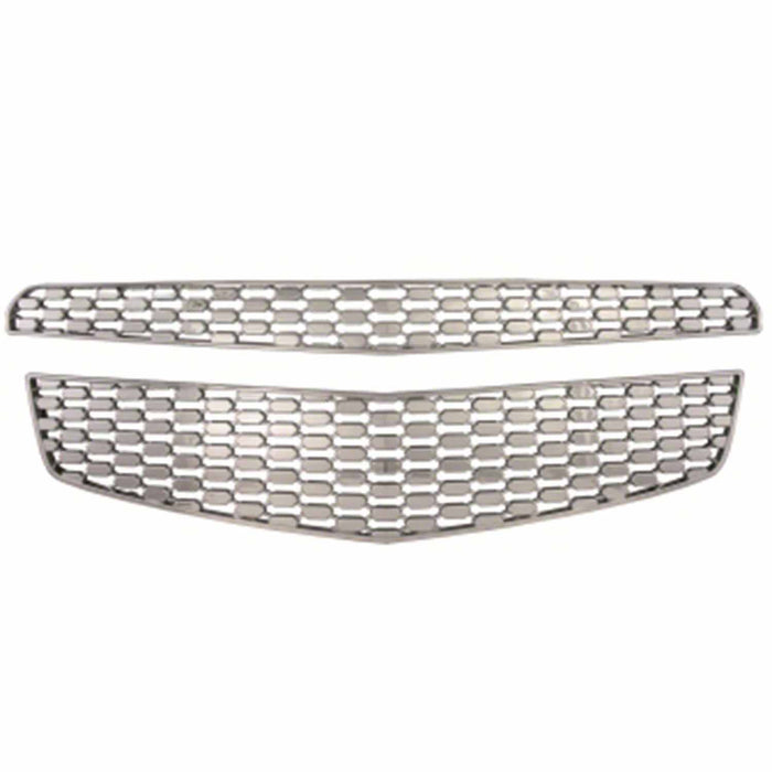 Coast To Coast IWCGI82X Overlay Honeycomb Style 2 Piece Chrome Plated ABS Plastic - Truck Part Superstore