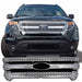 Coast To Coast IWCGI91 Overlay Horizontal Bar Mesh Style 1 Piece Emblem Cutout Chrome ABS - Truck Part Superstore