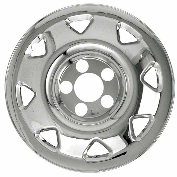 Coast To Coast IWCIMP11 15 Inch 8 Triangle Slot Chrome Set Of 4 Steel Wheels - Truck Part Superstore