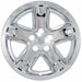 Coast To Coast IWCIMP321X 17 Inch 5 Spoke Chrome Plated Plastic Set Of 4 Not Compatible With Steel Wheels - Truck Part Superstore