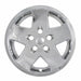 Coast To Coast IWCIMP340XN 17 Inch 5 Spoke Chrome Plated Plastic Set Of 4 Not Compatible With Steel Wheels - Truck Part Superstore