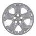 Coast To Coast IWCIMP359XN 18 Inch 5 Spoke Chrome Plated Plastic Set Of 4 Not Compatible With Steel Wheels - Truck Part Superstore