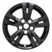 Coast To Coast IWCIMP360BLK 17 Inch 5 Spoke Gloss Black Plastic Set Of 4 Not Compatible With Steel Wheels - Truck Part Superstore