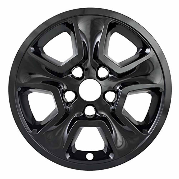 Coast To Coast IWCIMP365BLK 17 Inch 5 Spoke Gloss Black Plastic Set Of 4 Not Compatible With Steel Wheels - Truck Part Superstore