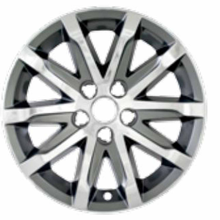 Coast To Coast IWCIMP368CC 17 Inch 10 Spoke Chrome Plated Charcoal Set Of 4 Not Steel Wheels - Truck Part Superstore