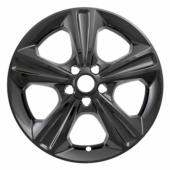 Coast To Coast IWCIMP371BLK 17 Inch 5 Spoke Gloss Black Plastic Set Of 4 Not Compatible With Steel Wheels - Truck Part Superstore