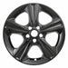 Coast To Coast IWCIMP371BLK 17 Inch 5 Spoke Gloss Black Plastic Set Of 4 Not Compatible With Steel Wheels - Truck Part Superstore