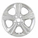 Coast To Coast IWCIMP371X 17 Inch 5 Spoke Chrome Plated Plastic Set Of 4 Not Compatible With Steel Wheels - Truck Part Superstore