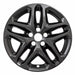 Coast To Coast IWCIMP372BLK 17 Inch 5 Double Spoke Gloss Black Set Of 4 Not Steel Wheels - Truck Part Superstore