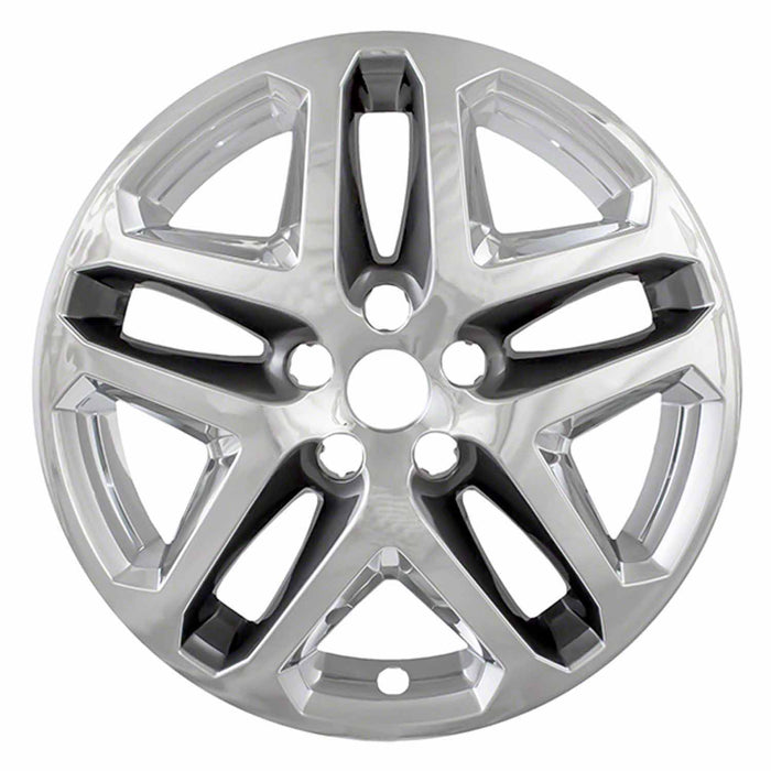 Coast To Coast IWCIMP372CC 17 Inch 5 Double Spoke Chrome Plated Charcoal Set Of 4 Not Steel Wheels - Truck Part Superstore