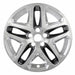 Coast To Coast IWCIMP372CC 17 Inch 5 Double Spoke Chrome Plated Charcoal Set Of 4 Not Steel Wheels - Truck Part Superstore