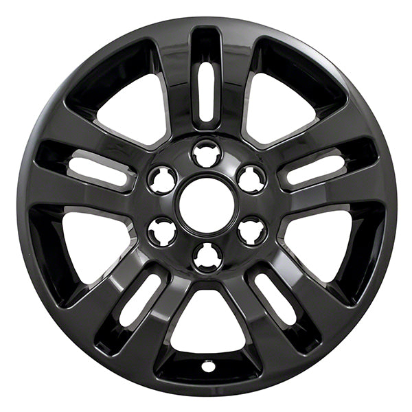 Coast To Coast IWCIMP377BLK 18 Inch 5 Double Spoke Gloss Black Set Of 4 Not Steel Wheels - Truck Part Superstore
