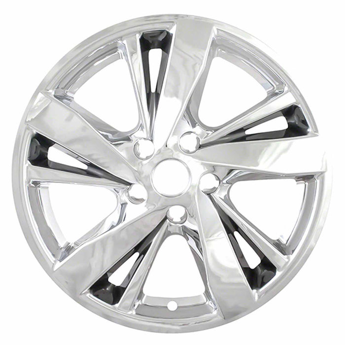 Coast To Coast IWCIMP378CC 17 Inch 5 Double Spoke Chrome Plated Charcoal Set Of 4 Not Steel Wheels - Truck Part Superstore