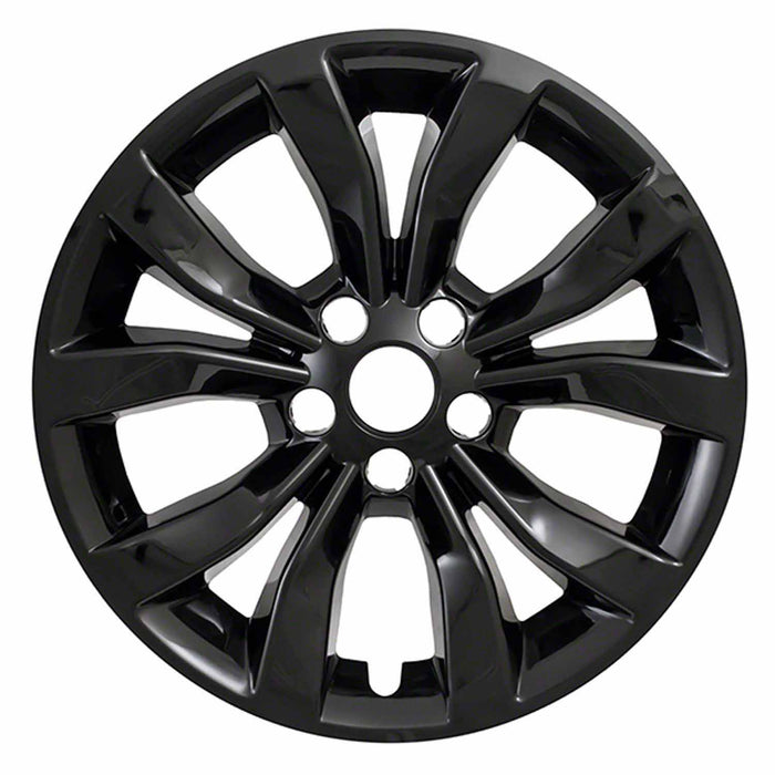 Coast To Coast IWCIMP381BLK 17 Inch 10 Spoke Gloss Black Plastic Set Of 4 Not Compatible With Steel Wheels - Truck Part Superstore