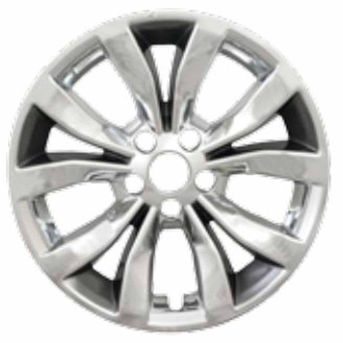 Coast To Coast IWCIMP381CC 17 Inch 10 Spoke Chrome Plated Charcoal Set Of 4 Not Steel Wheels - Truck Part Superstore