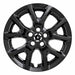 Coast To Coast IWCIMP382BLK 17 Inch 10 Vent Black Plastic Set Of 4 Not Compatible With Steel Wheels - Truck Part Superstore
