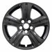 Coast To Coast IWCIMP383BLK 17 Inch 5 Split Spoke Gloss Black Set Of 4 Not Steel Wheels - Truck Part Superstore