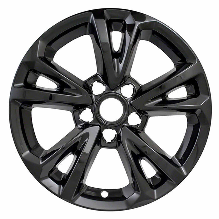 Coast To Coast IWCIMP384BLK 17 Inch 5 V Spoke Black Plastic Set Of 4 Not Compatible With Steel Wheels - Truck Part Superstore