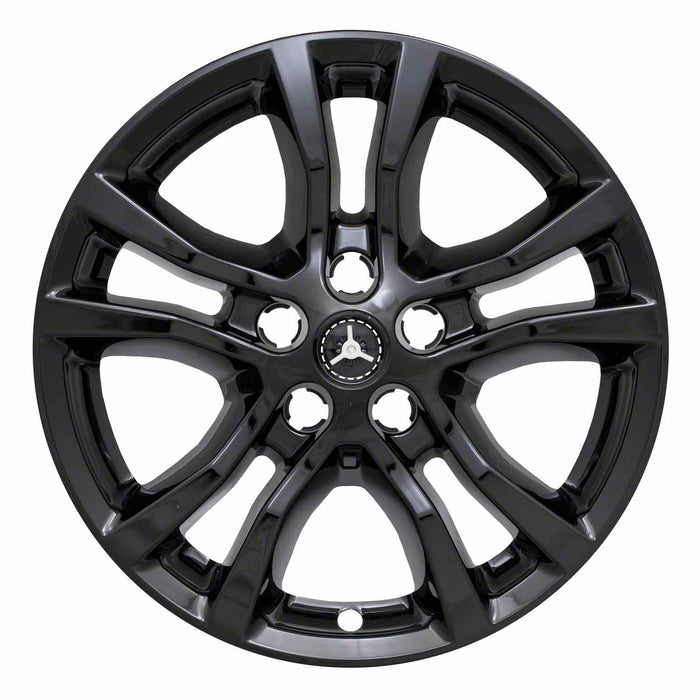 Coast To Coast IWCIMP398BLK 18 Inch 10 Spoke Gloss Black Plastic Set Of 4 Not Compatible With Steel Wheels - Truck Part Superstore