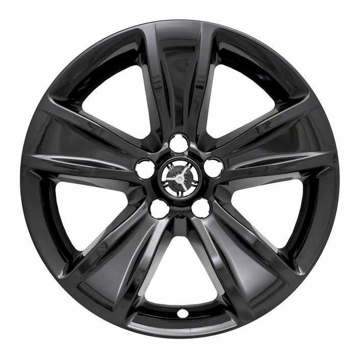 Coast To Coast IWCIMP401BLK 18 Inch 5 Spoke Gloss Black Plastic Set Of 4 Not Compatible With Steel Wheels - Truck Part Superstore