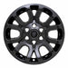 Coast To Coast IWCIMP404BLK 18 Inch 6 Double Spoke Gloss Black Set Of 4 Not Steel Wheels - Truck Part Superstore