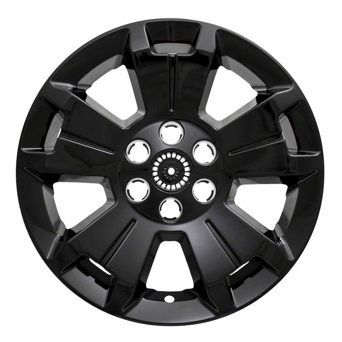 Coast To Coast IWCIMP405BLK 17 Inch 5 Spoke Gloss Black Plastic Set Of 4 Not Compatible With Steel Wheels - Truck Part Superstore