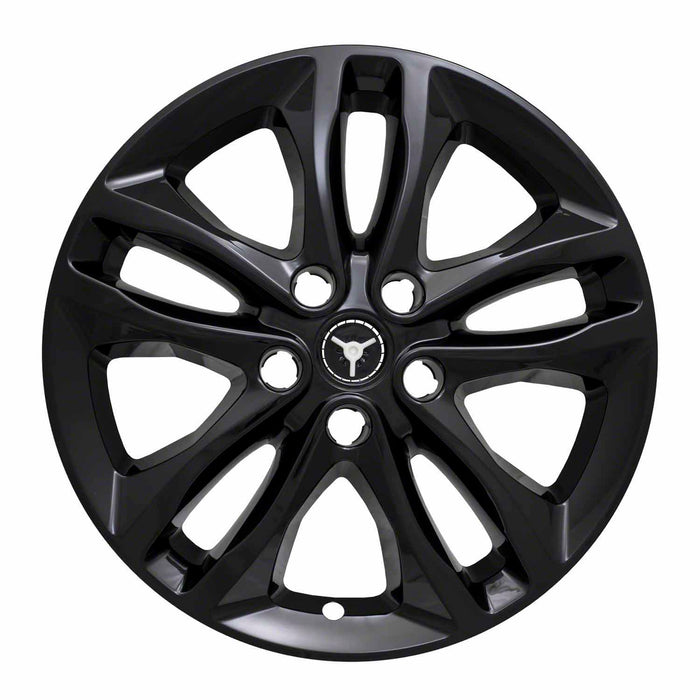 Coast To Coast IWCIMP406BLK 17 Inch 10 Spoke Gloss Black Plastic Set Of 4 Not Compatible With Steel Wheels - Truck Part Superstore