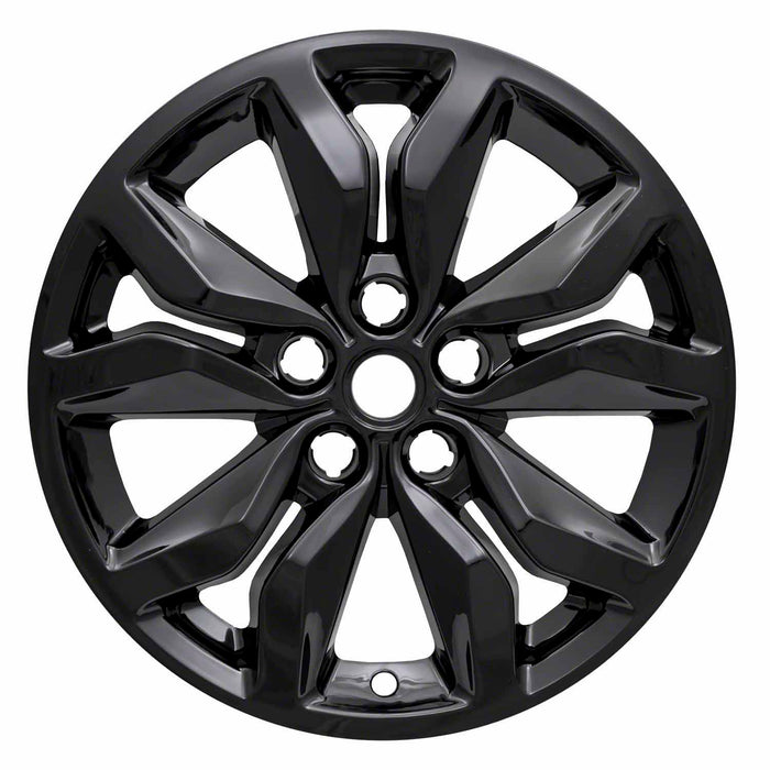 Coast To Coast IWCIMP407BLK 18 Inch 10 Spoke Gloss Black Plastic Set Of 4 Not Compatible With Steel Wheels - Truck Part Superstore