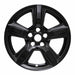 Coast To Coast IWCIMP408BLK 17 Inch 5 Spoke Gloss Black Plastic Set Of 4 Not Compatible With Steel Wheels - Truck Part Superstore