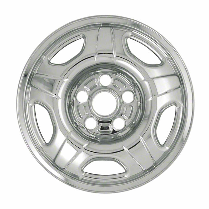 Coast To Coast IWCIMP48X 15 Inch 5 Spoke Chrome Plated Plastic Set Of 4 Compatible With Steel Wheels - Truck Part Superstore