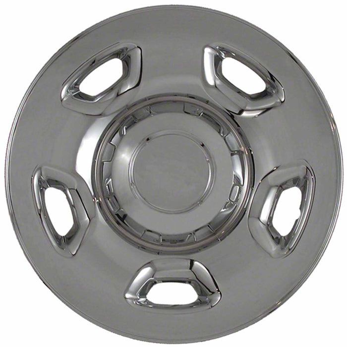 Coast To Coast IWCIMP59XN 17 Inch 5 Flat Spoke Chrome Plated Plastic Set Of 4 Compatible With Steel Wheels - Truck Part Superstore