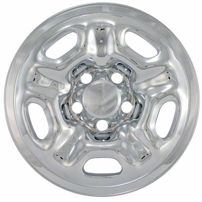 Coast To Coast IWCIMP66X 15 Inch 5 Hole Chrome Plated Plastic Set Of 4 Compatible With Steel Wheels - Truck Part Superstore
