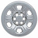 Coast To Coast IWCIMP69X 16 Inch 6 Raised Dimpled Spoke Chrome Set Of 4 Steel Wheels - Truck Part Superstore