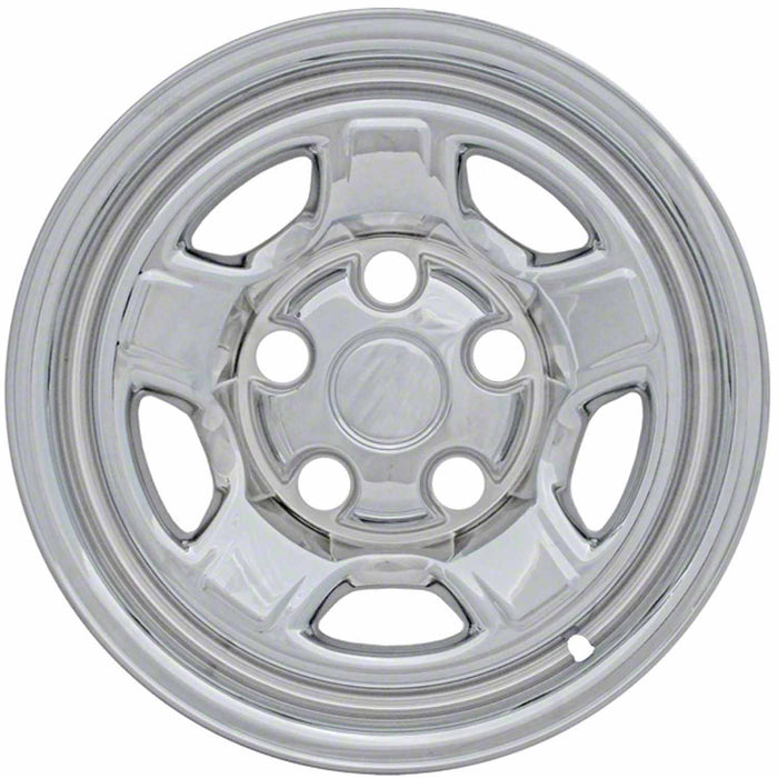 Coast To Coast IWCIMP72X 16 Inch 5 Raised Spoke Chrome Set Of 4 Steel Wheels - Truck Part Superstore