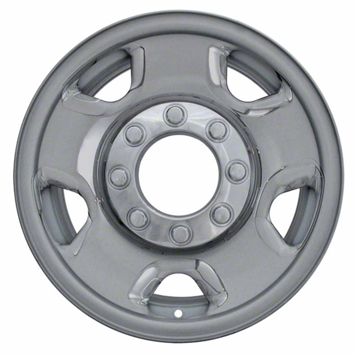 Coast To Coast IWCIMP74X 17 Inch 5 Flat Spoke Chrome Plated Plastic Set Of 4 Compatible With Steel Wheels - Truck Part Superstore