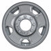 Coast To Coast IWCIMP74X 17 Inch 5 Flat Spoke Chrome Plated Plastic Set Of 4 Compatible With Steel Wheels - Truck Part Superstore