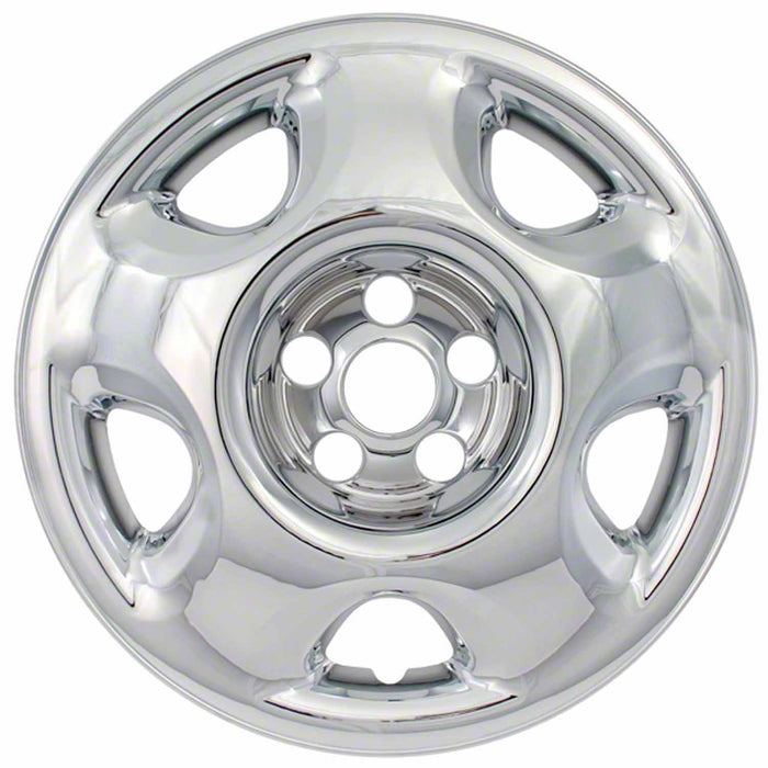 Coast To Coast IWCIMP75X 17 Inch 5 Spoke Chrome Plated Plastic Set Of 4 Compatible With Steel Wheels - Truck Part Superstore