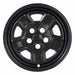 Coast To Coast IWCIMP78BLK 16 Inch 5 Indented Spoke Gloss Black Set Of 4 Steel Wheels - Truck Part Superstore