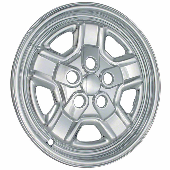 Coast To Coast IWCIMP78X 16 Inch 5 Indented Spoke Chrome Set Of 4 Steel Wheels - Truck Part Superstore