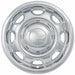 Coast To Coast IWCIMP80X 17 Inch 8 Slot Chrome Plated Plastic Set Of 4 Compatible With Steel Wheels - Truck Part Superstore