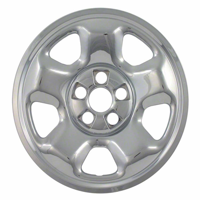 Coast To Coast IWCIMP82X 17 Inch 5 Spoke Chrome Plated Plastic Set Of 4 Compatible With Steel Wheels - Truck Part Superstore