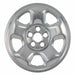 Coast To Coast IWCIMP82X 17 Inch 5 Spoke Chrome Plated Plastic Set Of 4 Compatible With Steel Wheels - Truck Part Superstore