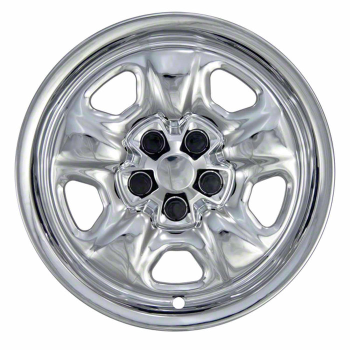 Coast To Coast IWCIMP85X 18 Inch 5 Spoke Chrome Plated Black Set Of 4 Steel Wheels - Truck Part Superstore